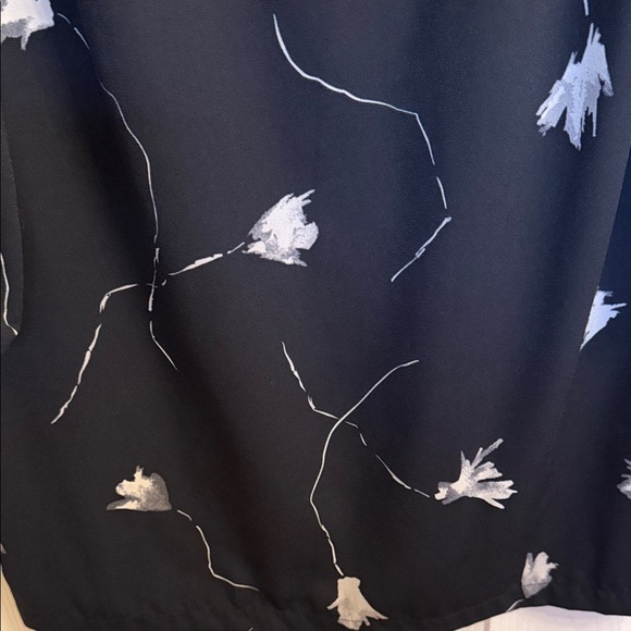 a new day Black Dress with White Floral Design - Picture 5 of 9